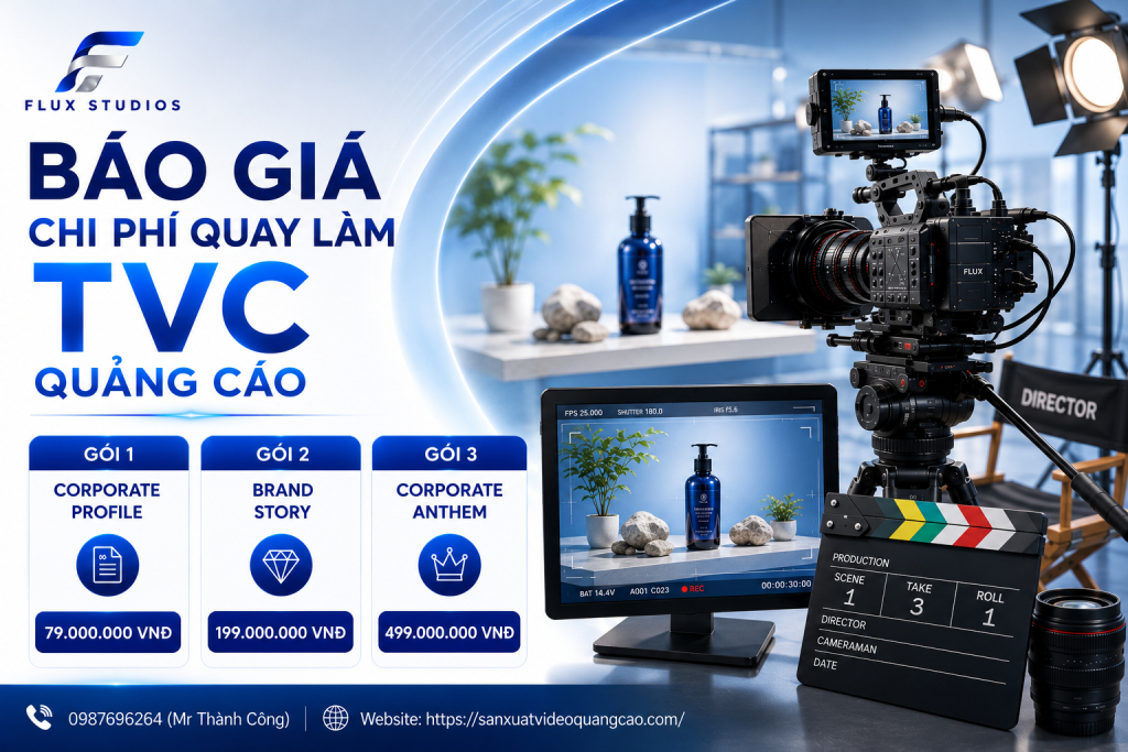 Báo giá chi phí quay làm TVC quảng cáo