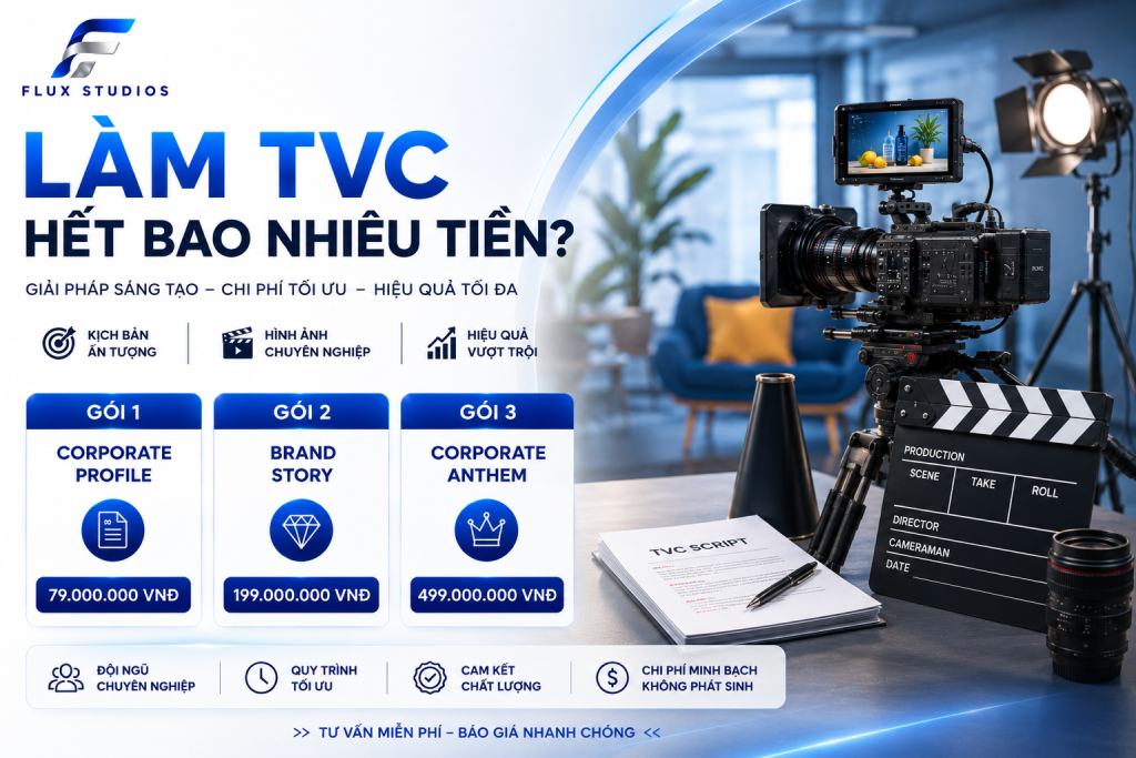 Làm TVC hết bao nhiêu tiền