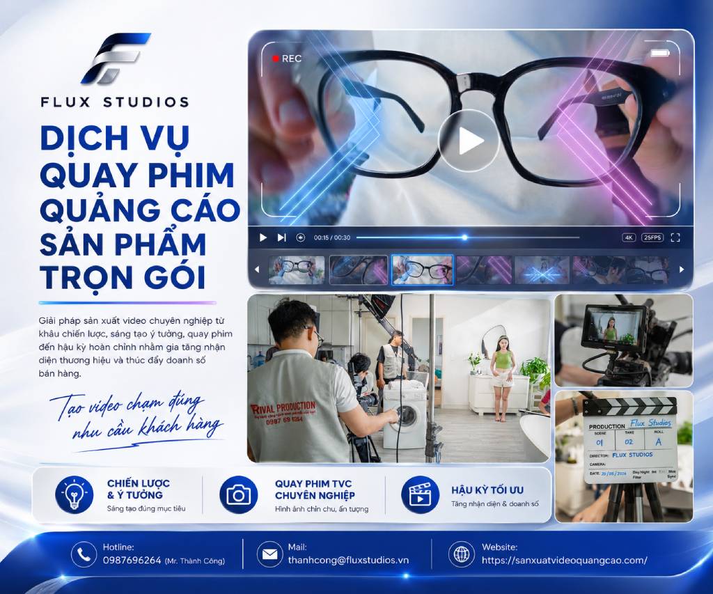 Dịch vụ quay phim quảng cáo sản phẩm trọn gói