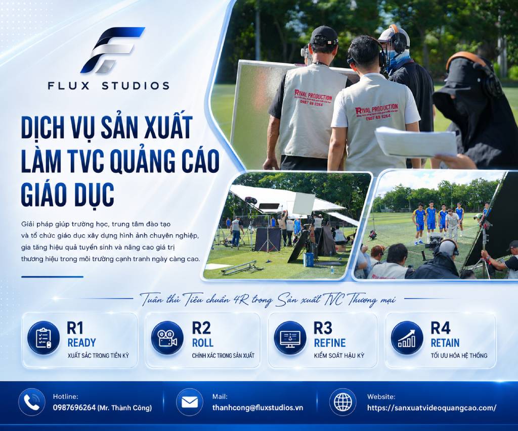 Dịch vụ sản xuất làm TVC quảng cáo giáo dục