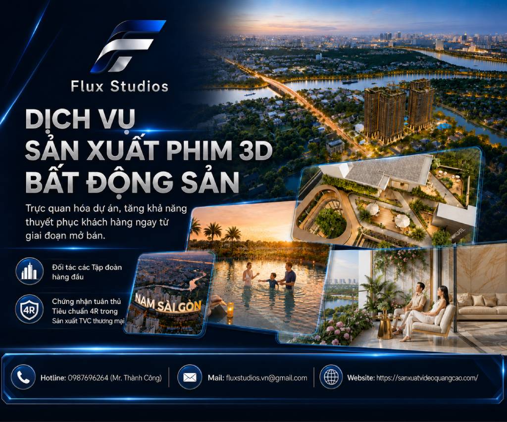Dịch vụ sản xuất phim 3d bất động sản