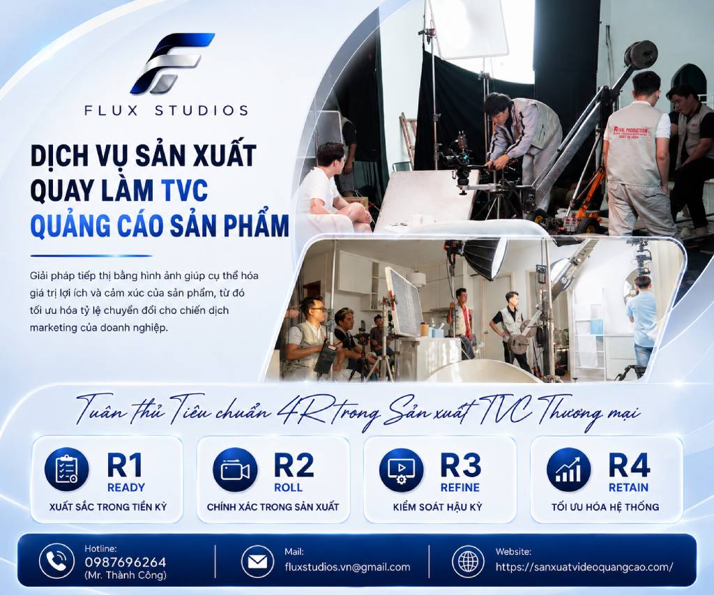 Dịch vụ sản xuất quay làm TVC quảng cáo sản phẩm