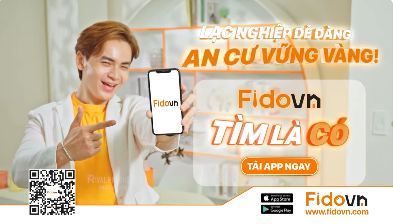 Sản Xuất TVC Ứng Dụng Tìm Nhà và Tìm Việc FIDOVN